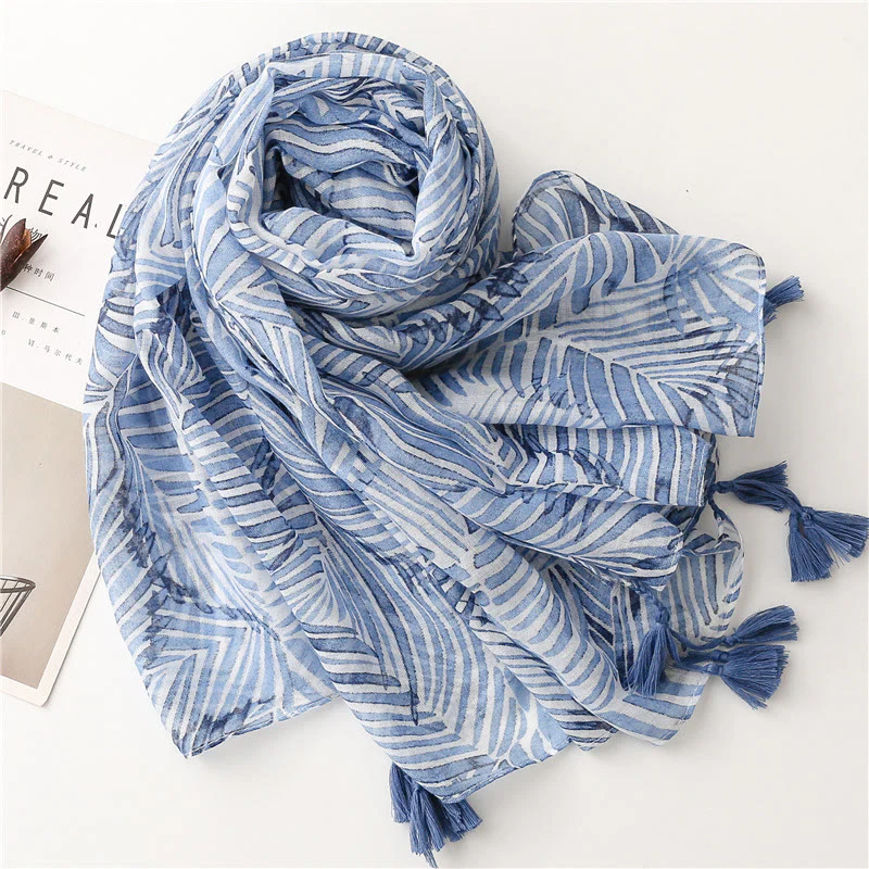 Women's Summer Beach Lightweight Shawl Thin Scarf - Image 2