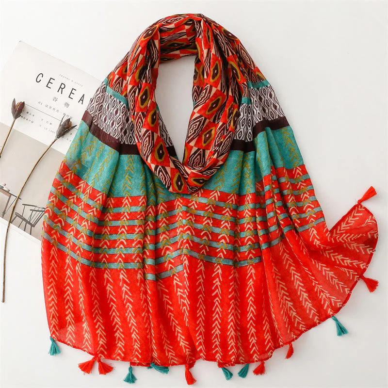 Women's Summer Beach Lightweight Shawl Thin Scarf - Image 31