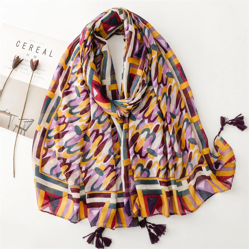 Women's Summer Beach Lightweight Shawl Thin Scarf - Image 40