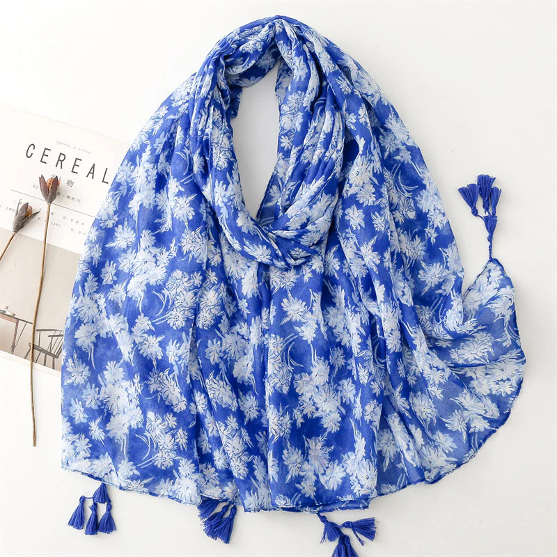 Women's Summer Beach Lightweight Shawl Thin Scarf - Image 42