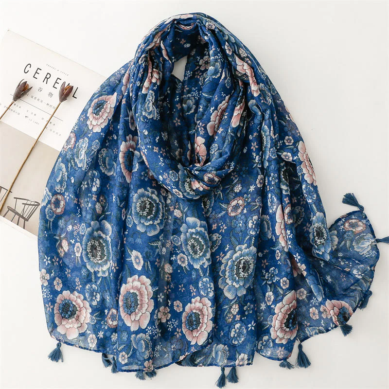Women's Summer Beach Lightweight Shawl Thin Scarf - Image 50