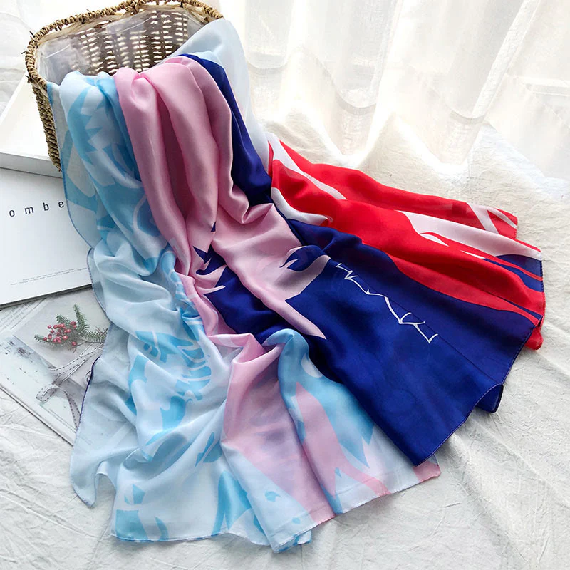 Women's Summer Beach Printed Lightweight Shawl Thin Scarf - Image 15