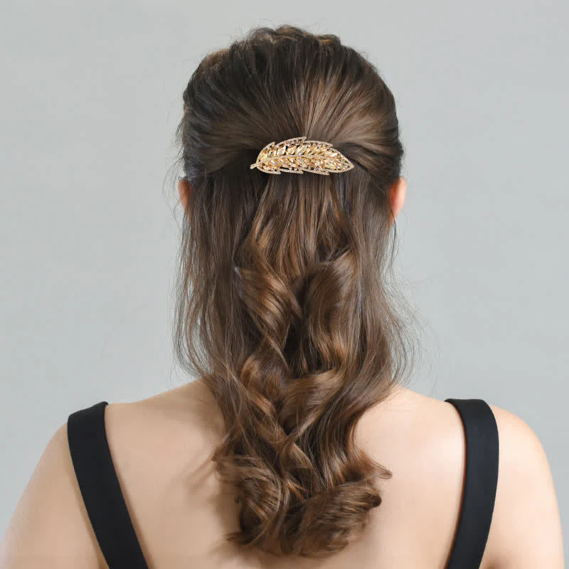 Women's Sweet Beauty Plant Leaf Hair Clip - Image 2