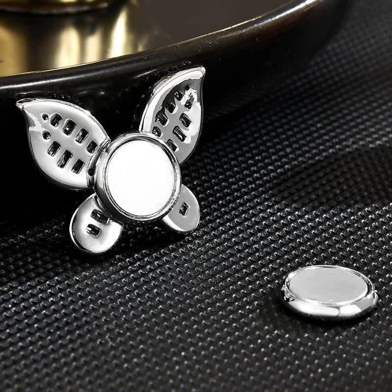 Women's Sweet Ice Pink Butterfly Style Magnetic Brooch - Image 4