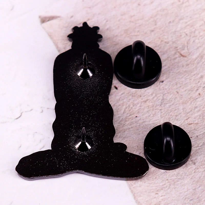 Women's The Sun Moon Celestial Goddess Enamel Brooch - Image 2