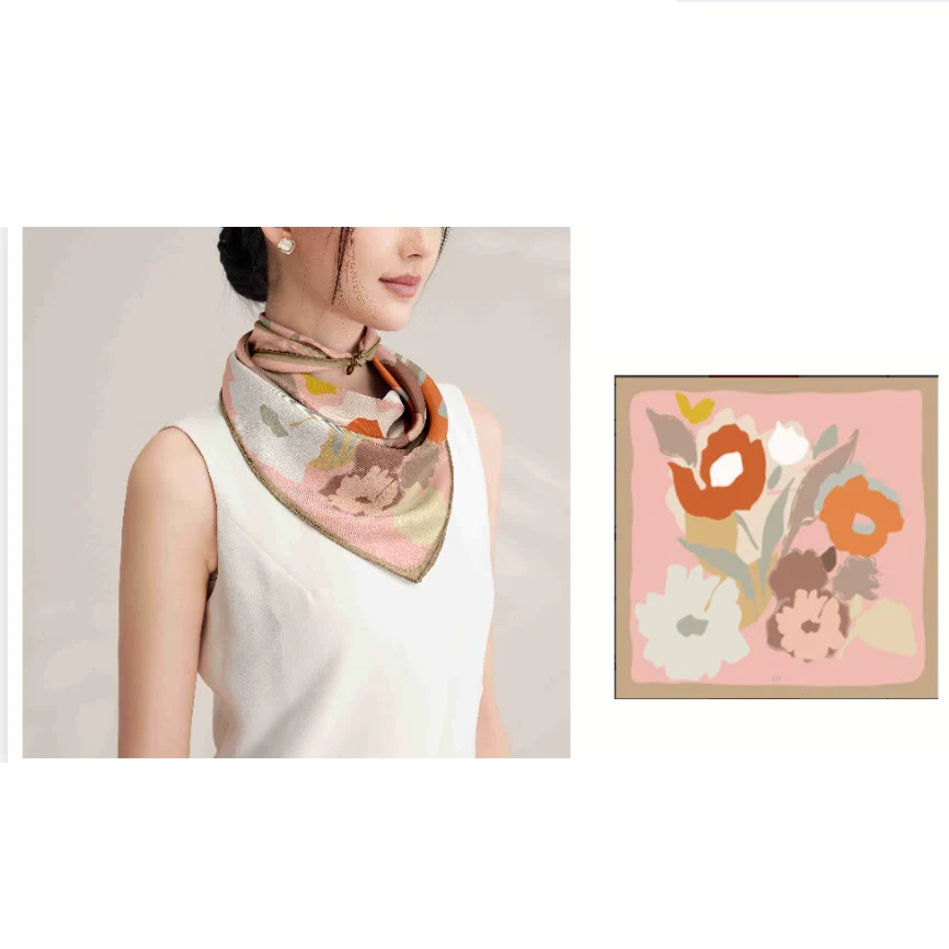 Women's The Truth About Spring Silk Thin Scarf - Image 2