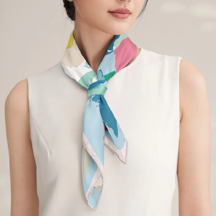 Women's The Truth About Spring Silk Thin Scarf - Image 5